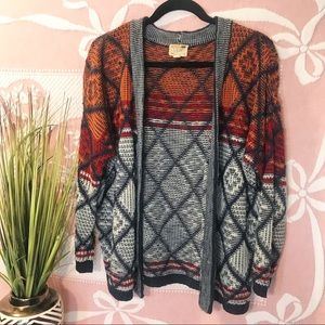 LA Hearts patterned cardigan